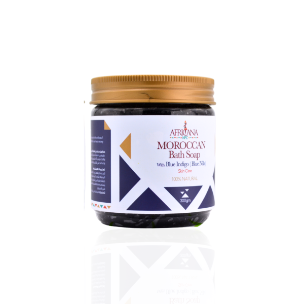 Africana Moroccan Bath Soap – Blue Indigo - Image 2