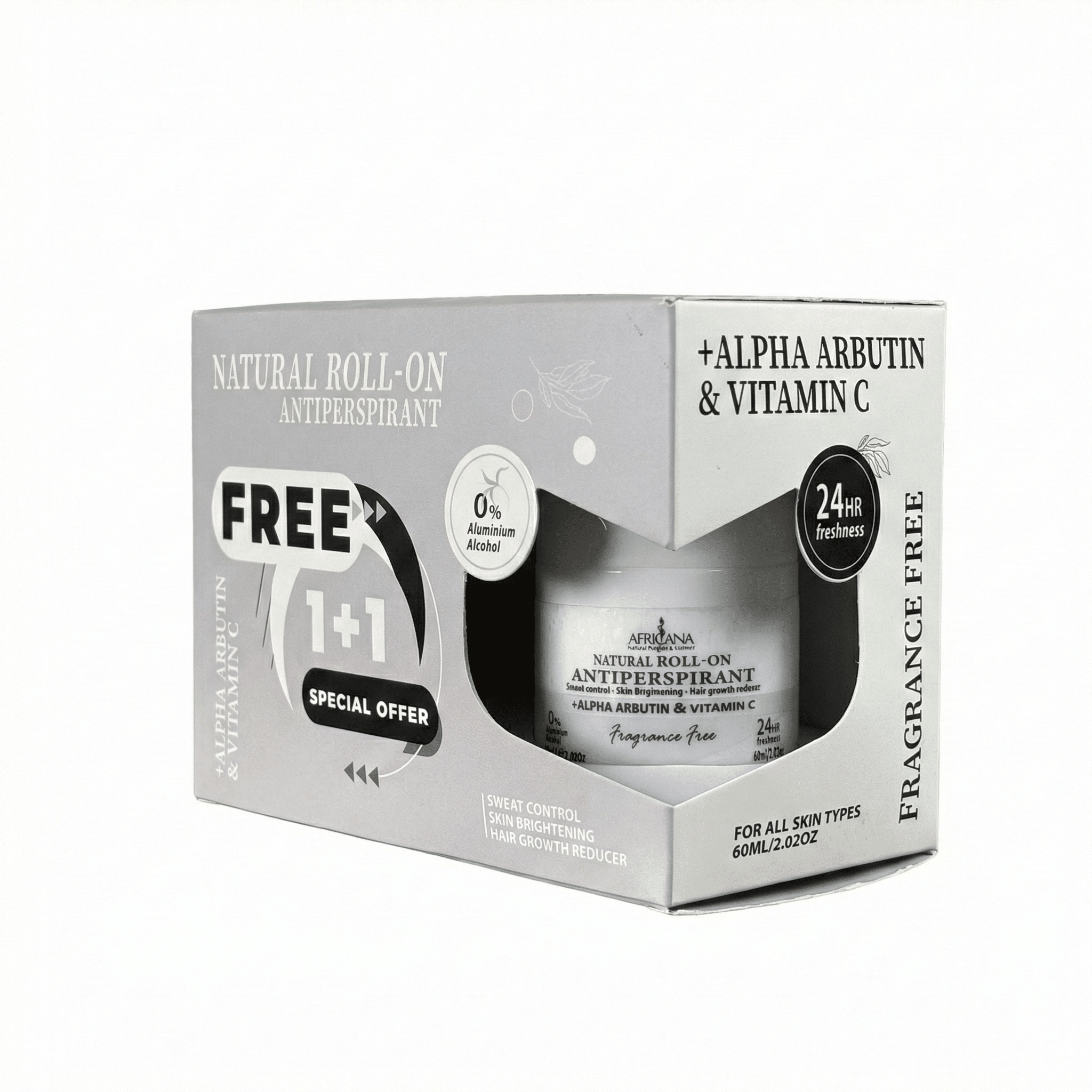 Buy 1 Get 1 FREE – Natural Deodorant – Fragrance Free