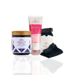 Moroccan Bath Soap Blue Indigo & Moroccan Loofah & CheeseCake Lotion